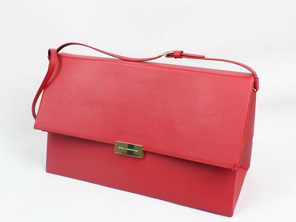 Stella McCartney Beckett Bag In Red Patent Leather for Sale
