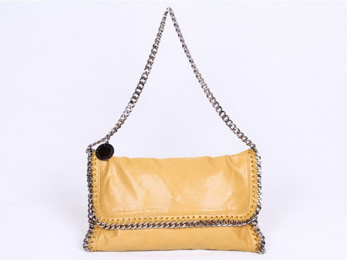 Stella McCartney Falabella Shoulder Bag Yellow for Sale