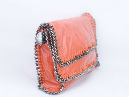 Stella McCartney Foldover Clutch Orange for Sale