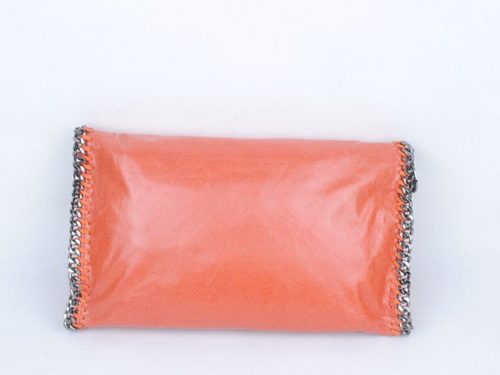 Stella McCartney Foldover Clutch Orange for Sale