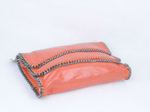 Stella McCartney Foldover Clutch Orange for Sale