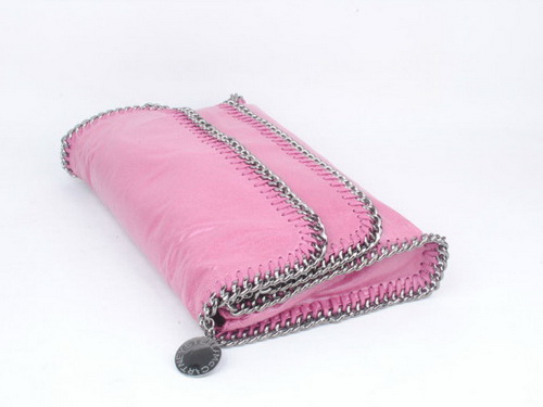 Stella McCartney Foldover Clutch Pink for Sale