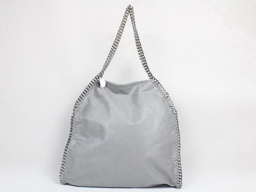 Stella McCartney Large Tote Light Grey Leather for Sale
