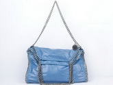 Stella McCartney Medium Foldover Tote Blue for Sale