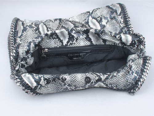 Stella McCartney Snake Print Falabella Tote Grey for Sale