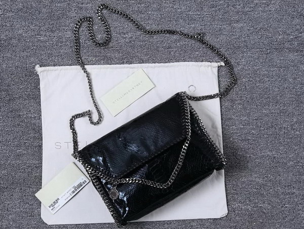 Stella Mccartney Falabella Alter Snake Mini Bag in Black for Sale