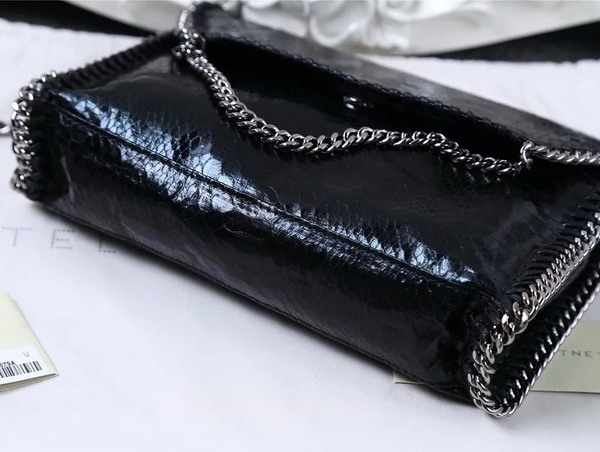 Stella Mccartney Falabella Alter Snake Mini Bag in Black for Sale