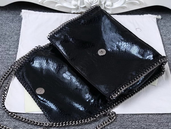 Stella Mccartney Falabella Alter Snake Mini Bag in Black for Sale