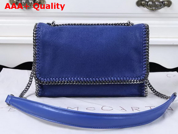 Stella Mccartney Falabella Blue Chain Shoulder Bag Replica