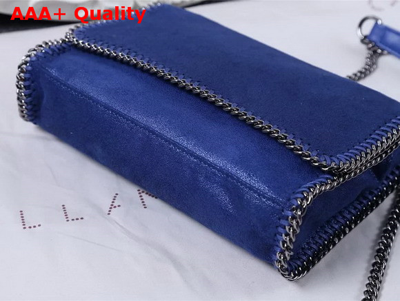 Stella Mccartney Falabella Blue Chain Shoulder Bag Replica