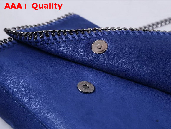 Stella Mccartney Falabella Blue Chain Shoulder Bag Replica