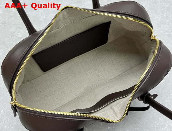 Stella Ryder Woven Shoulder Bag in Chocolate Replica