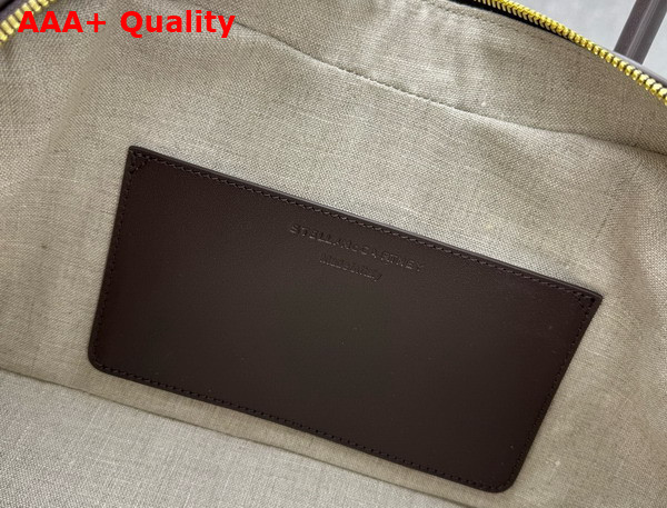 Stella Ryder Woven Shoulder Bag in Chocolate Replica