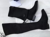Stuart Weitzman Lowland Boot Black Suede For Sale