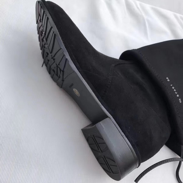 Stuart Weitzman Lowland Boot Black Suede For Sale