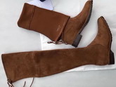 Stuart Weitzman Lowland Boot Brown Suede For Sale