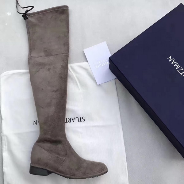 Stuart Weitzman Lowland Boot Otter Suede For Sale