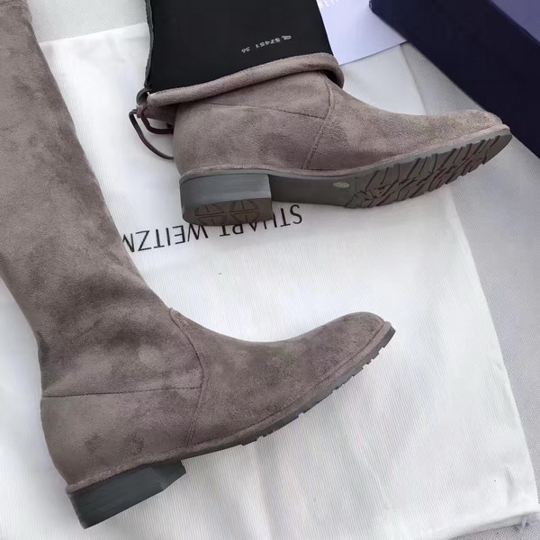 Stuart Weitzman Lowland Boot Otter Suede For Sale