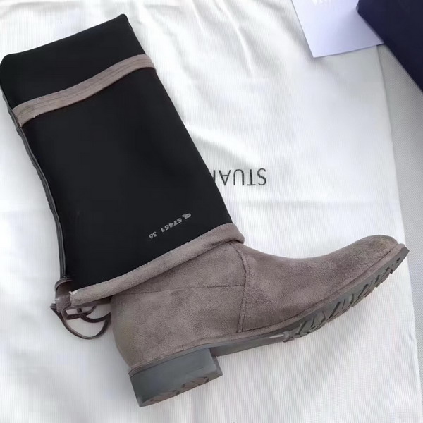 Stuart Weitzman Lowland Boot Otter Suede For Sale
