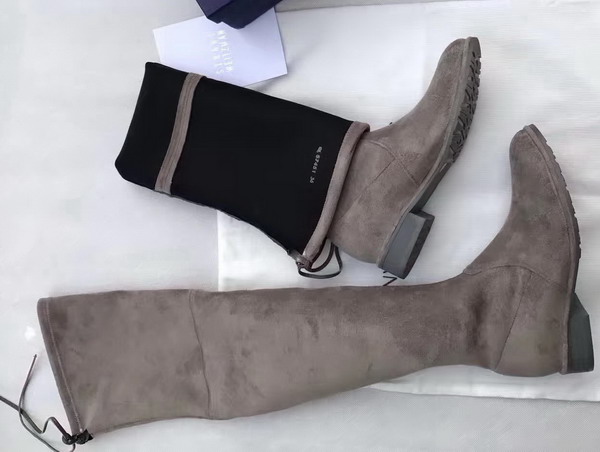 Stuart Weitzman Lowland Boot Otter Suede For Sale