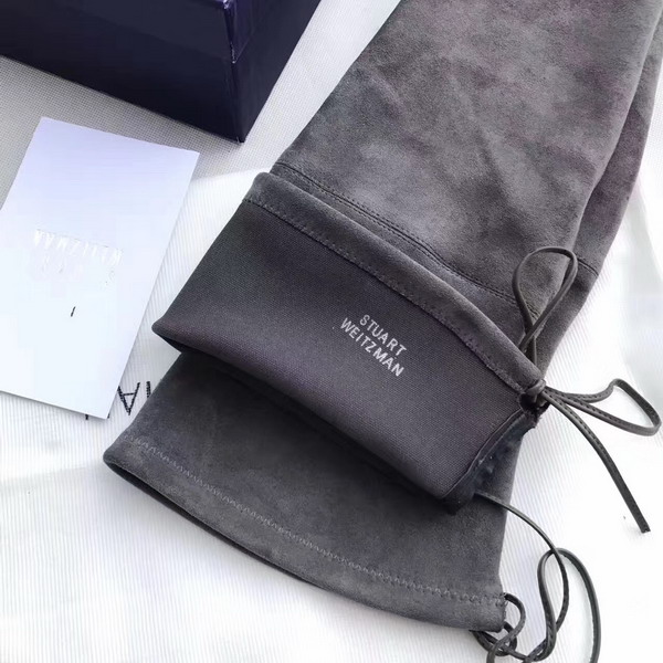 Stuart Weitzman Lowland Boot Slate Suede For Sale