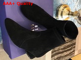 Stuart Weitzman Margot Bootie in Black Suede Replica
