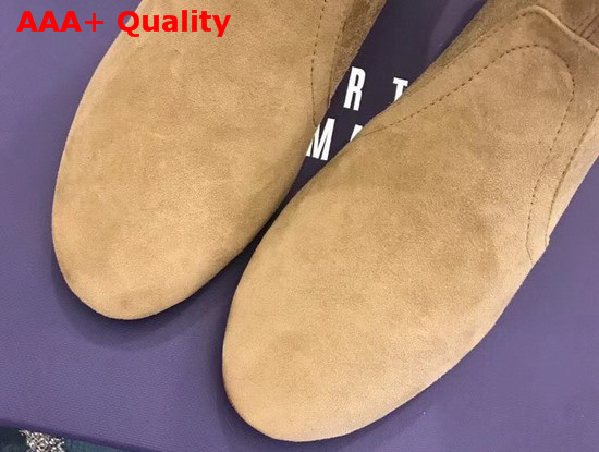 Stuart Weitzman Margot Bootie in Light Brown Suede Replica