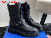 Stuart Weitzman Maverick Bedford Bootie in Black Calfskin Replica