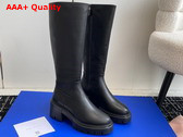 Stuart Weitzman Soho Knee High Boot in Black Calfskin Replica