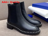 Stuart Weitzman The Cline Bootie in Black Leather Replica