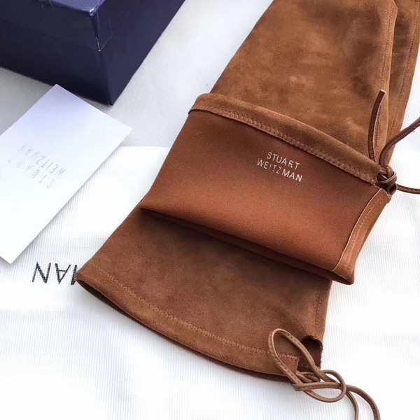 Stuart Weitzman Tieland Boot Brown Suede For Sale