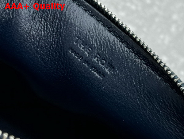 The Row 90s Bag in Blue Nubuck Leather Replica