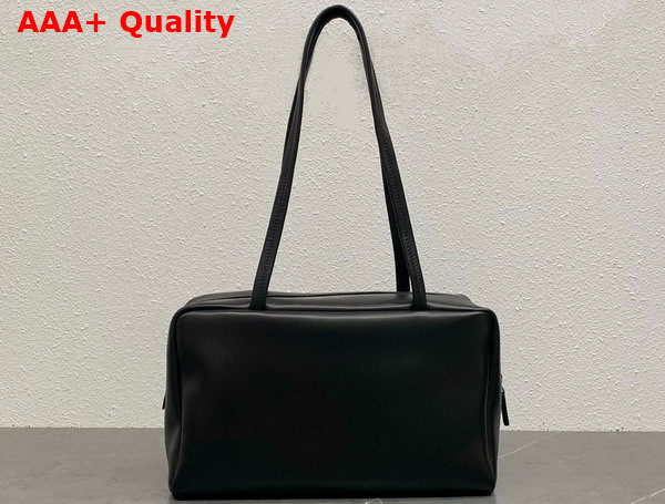 The Row Astra Bowling Bag in Black Leather Replica