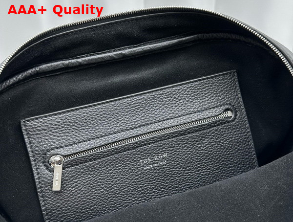 The Row Bowling Bag Two in Black Grained Calfskin Leather Replica