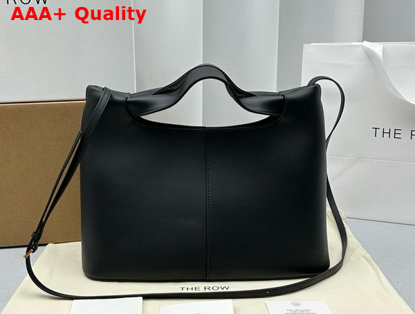 The Row Camden Bag in Black Leather Replica