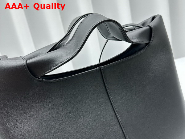 The Row Camden Bag in Black Leather Replica