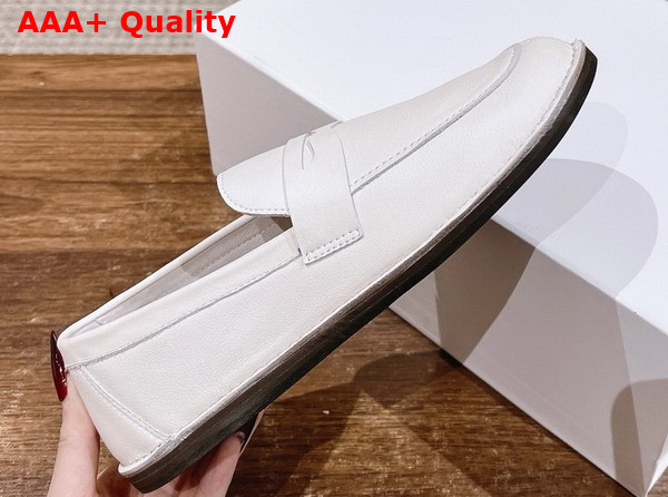The Row Cary Loafer in Tofu Leather Replica