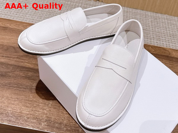 The Row Cary Loafer in Tofu Leather Replica