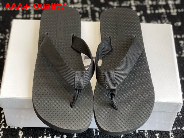 The Row Dune Classic Sandal in Rubber Black Replica