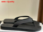 The Row Dune Classic Sandal in Rubber Black Replica