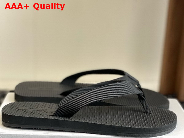 The Row Dune Classic Sandal in Rubber Black Replica