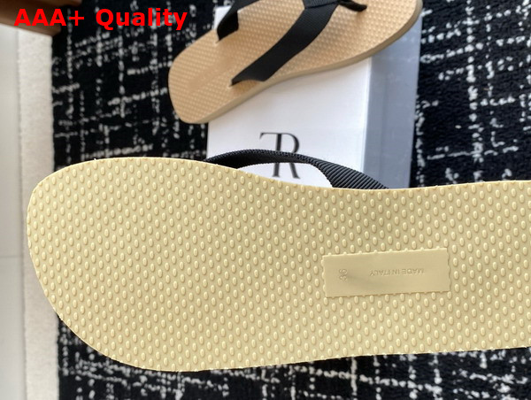 The Row Dune Classic Sandal in Rubber Iron Grey Replica