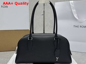 The Row EW India Bag in Black Leather Replica