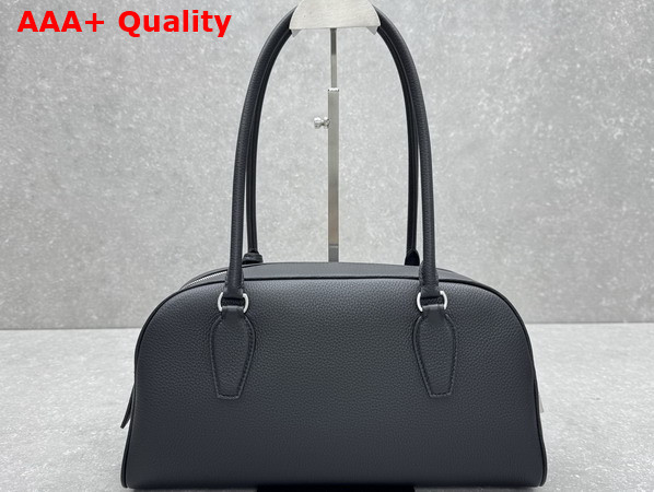The Row EW India Bag in Black Leather Replica
