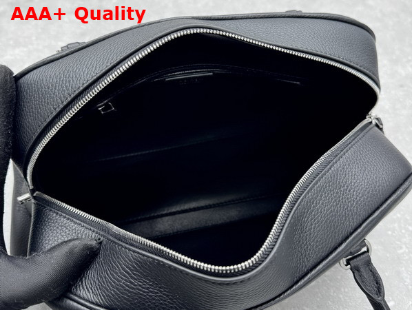 The Row EW India Bag in Black Leather Replica