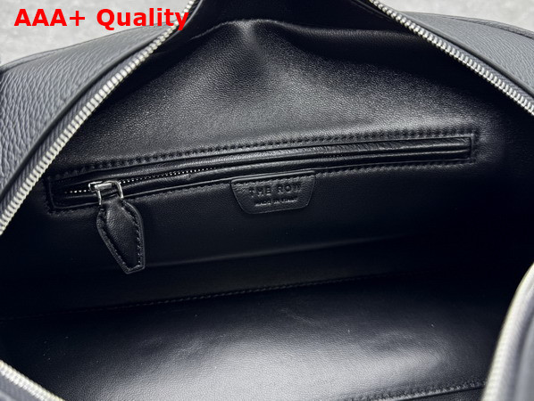 The Row EW India Bag in Black Leather Replica