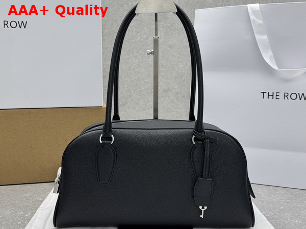 The Row EW India Bag in Black Leather Replica