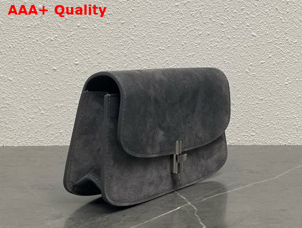 The Row EW Sofia Bag in Grey Suede Leather Replica
