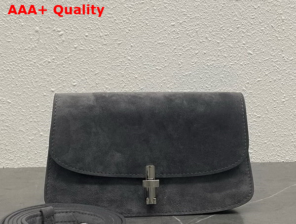 The Row EW Sofia Bag in Grey Suede Leather Replica