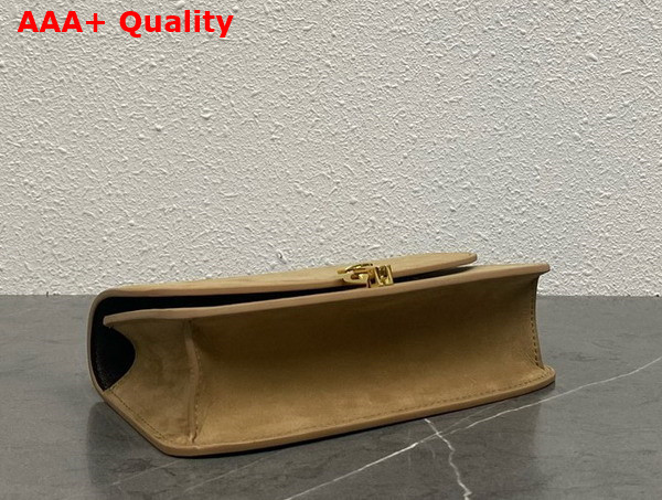 The Row EW Sofia Bag in Tan Suede Leather Replica